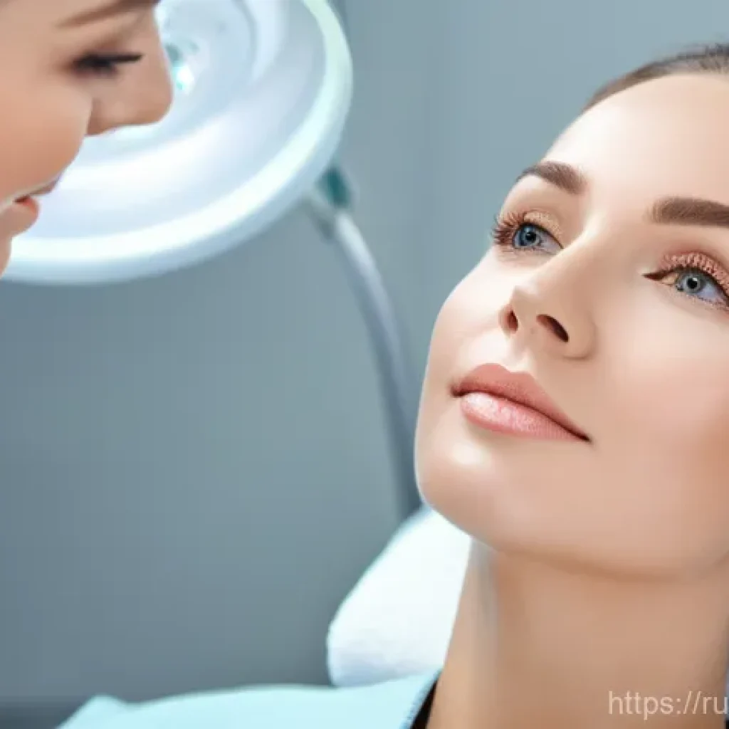 피부 리프팅 장단점 - **Aesthetic Clinic - Modern Lifting Procedure:** A professional, well-lit modern cosmetology clinic ...