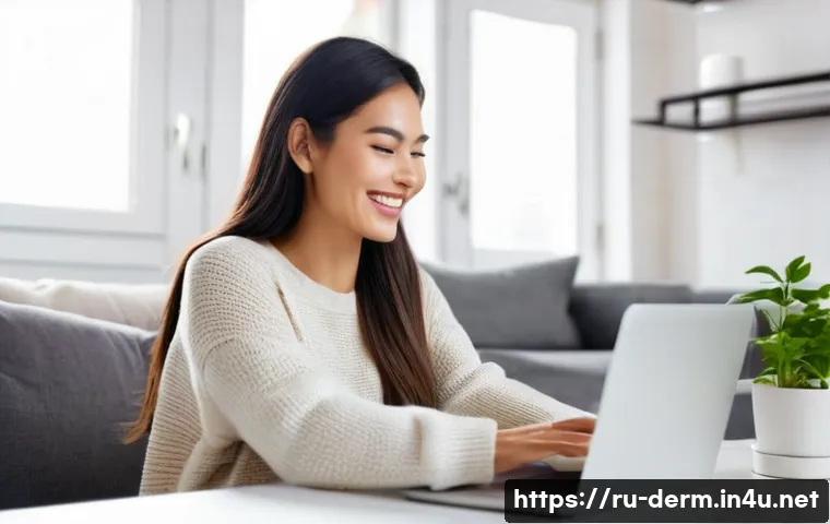 피부과 시술 할인 정보 - **Prompt 1: Savvy Online Deal Seeker**
"A stylish young woman, mid-20s, with a warm smile, sitti...